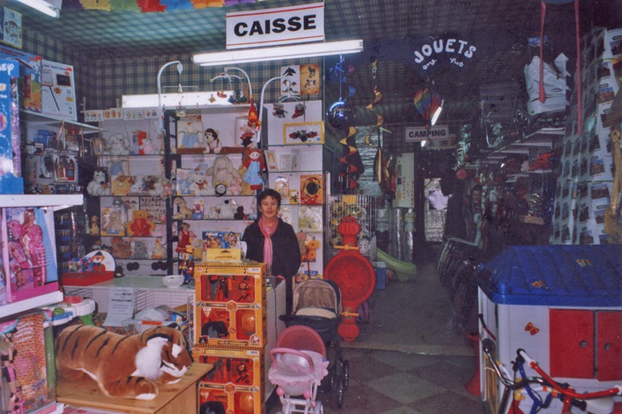 Le magasin Domino à Marmande en 1990