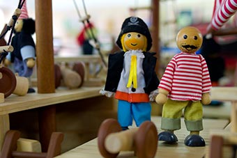 Le bâteau pirate en bois