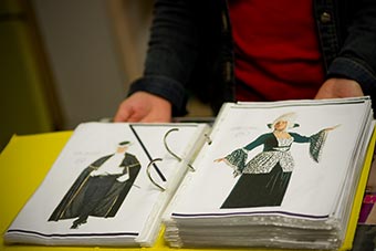 Un large choix de déguisements proposés