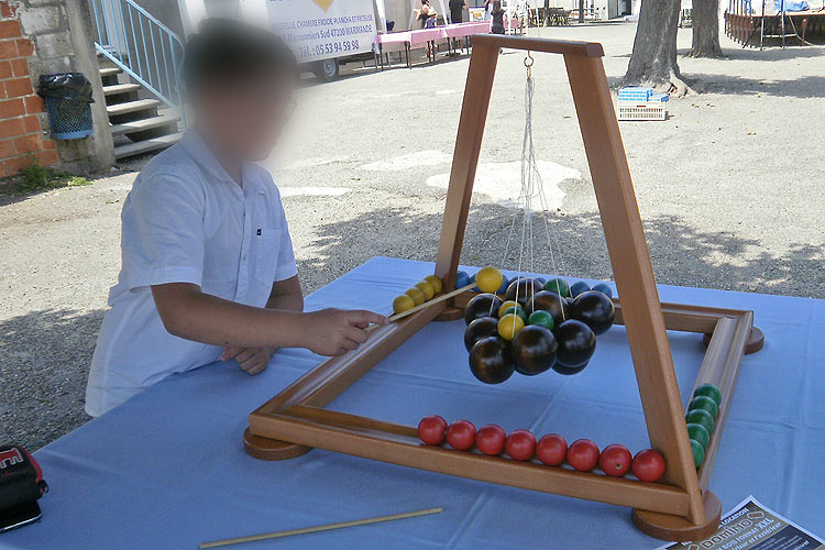 Jeux en store bois extérieur